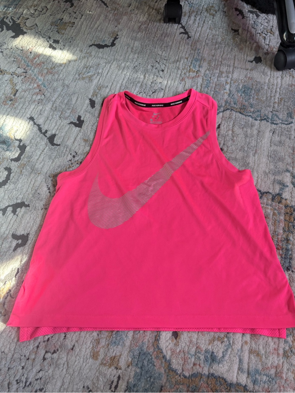 3/$25 Nike Women's Pink Performance Tank with Large Swoosh